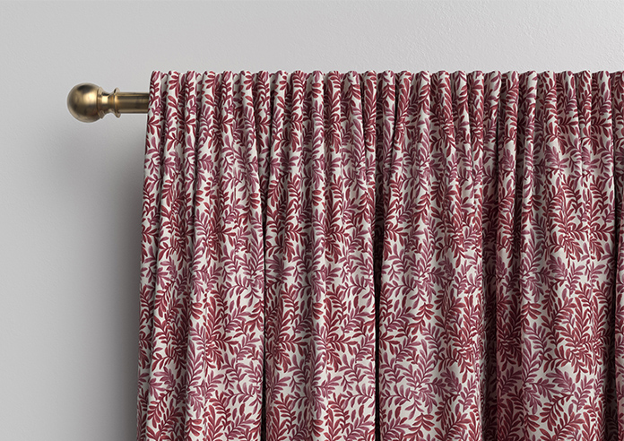 Leaf Vine, Rouge - Made to Measure Curtains - Image 10